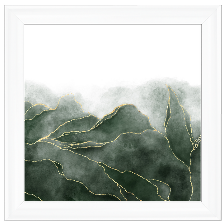 AB164 Green & Gold Abstract ||