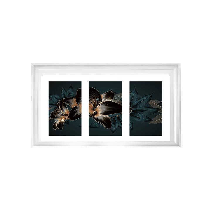FL242 Black and blue beauty flower