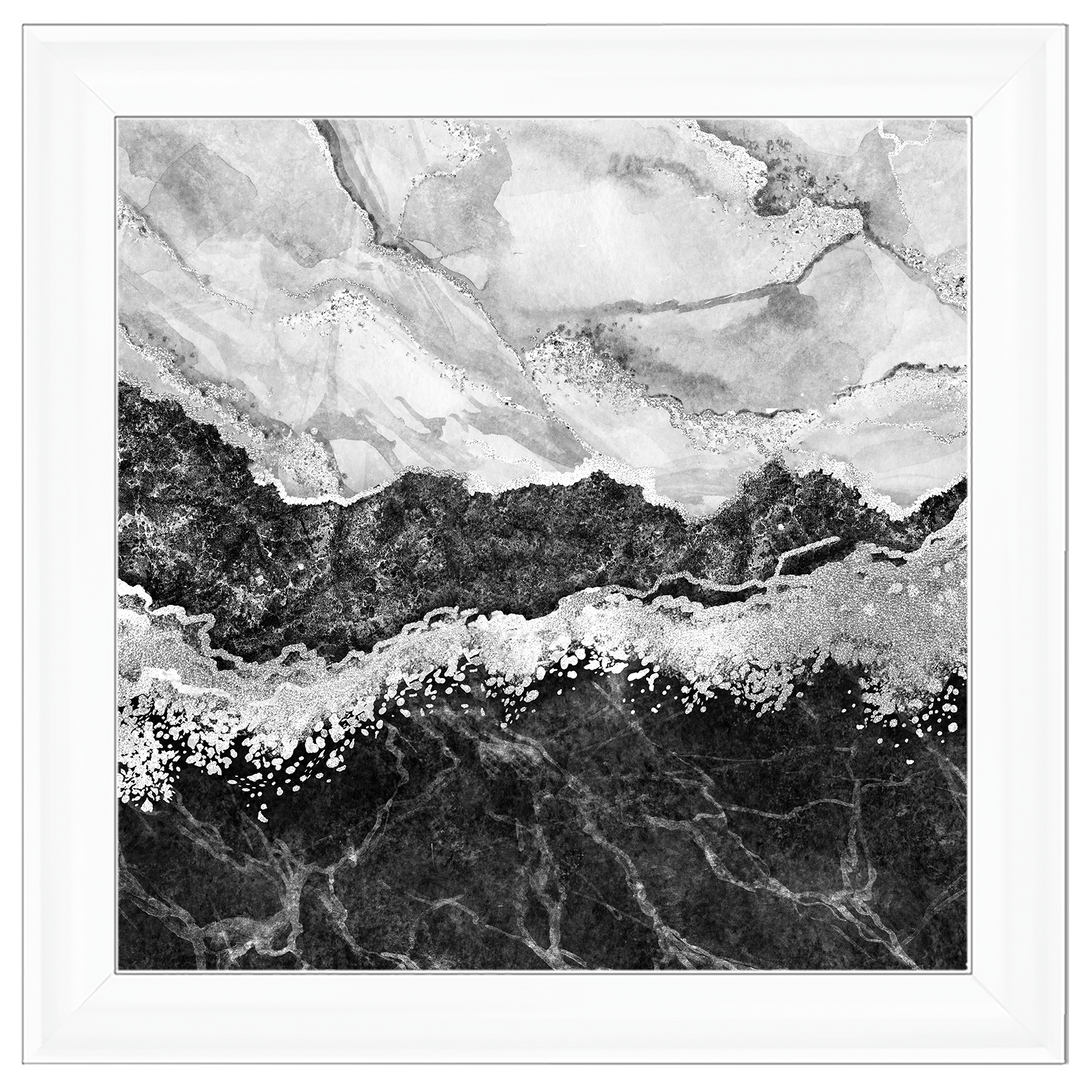 AB151 Abstract Black & Grey IV