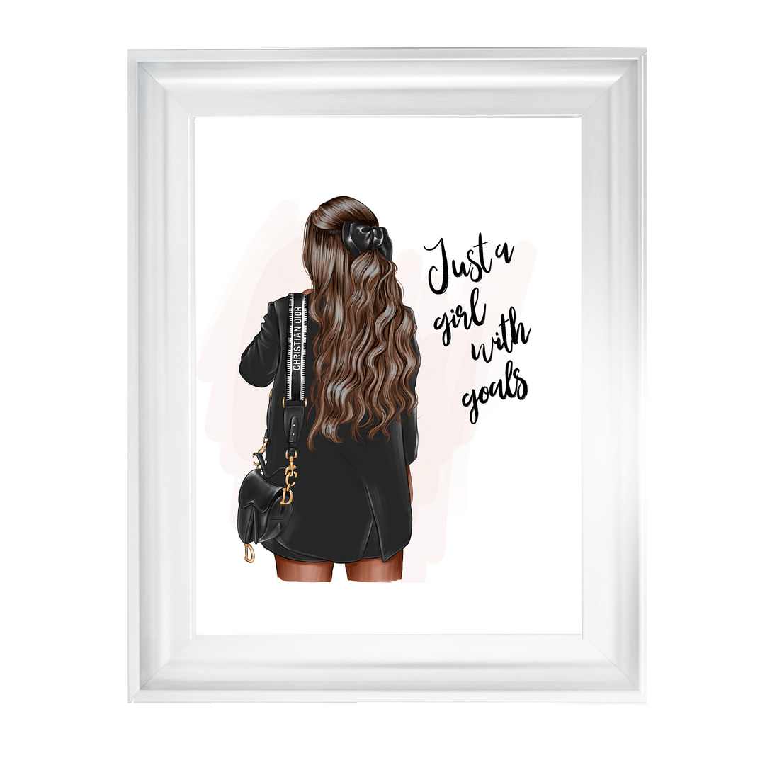 Copy of Girl with goals (Brunette)