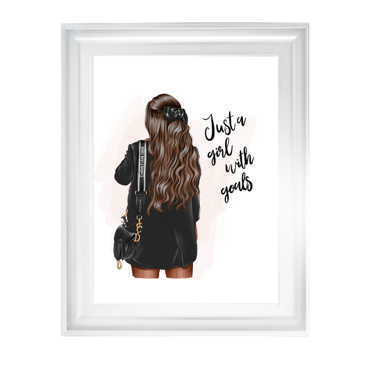 Copy of Girl with goals (Brunette)
