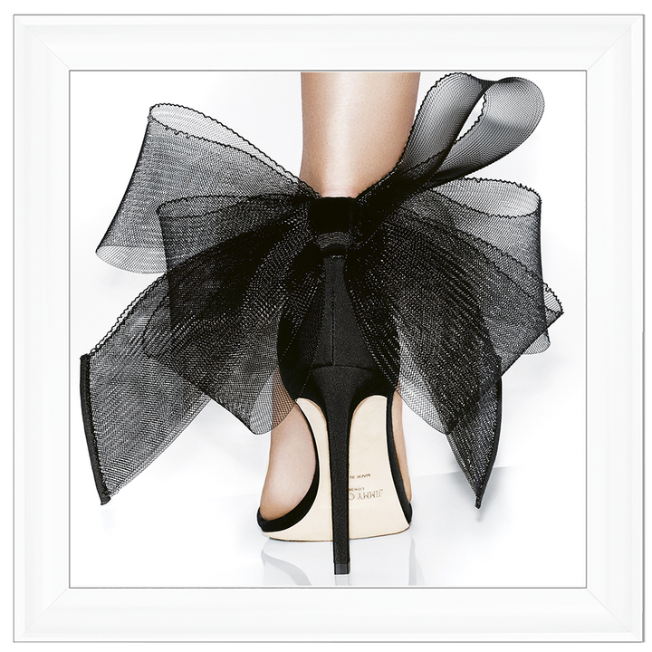 FS400 Black heel & bow