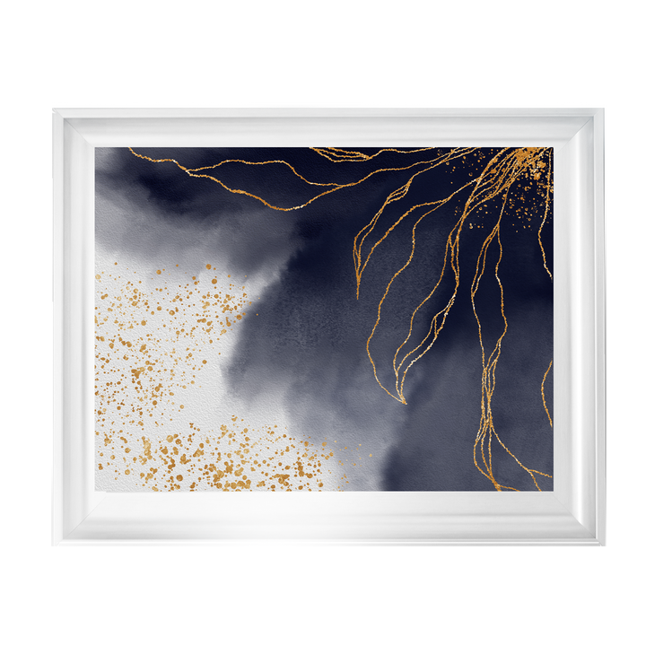 AB152 Abstract Black & Grey I