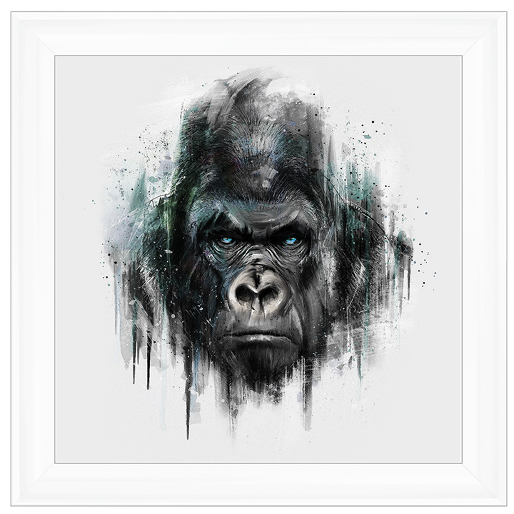 AN416 Blue Gorilla Watercolour