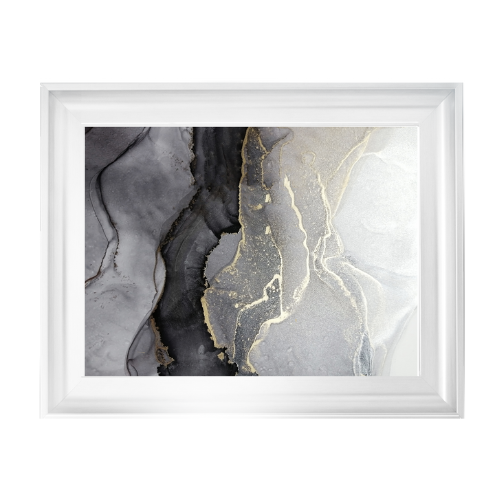 AB148 Abstract Black & Grey