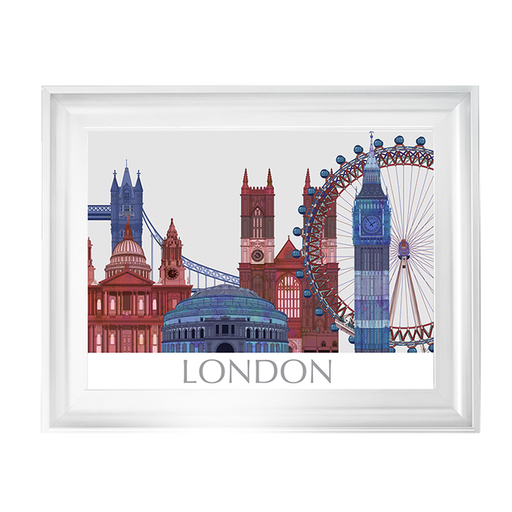 CY050 London Landmarks , Red Blue II