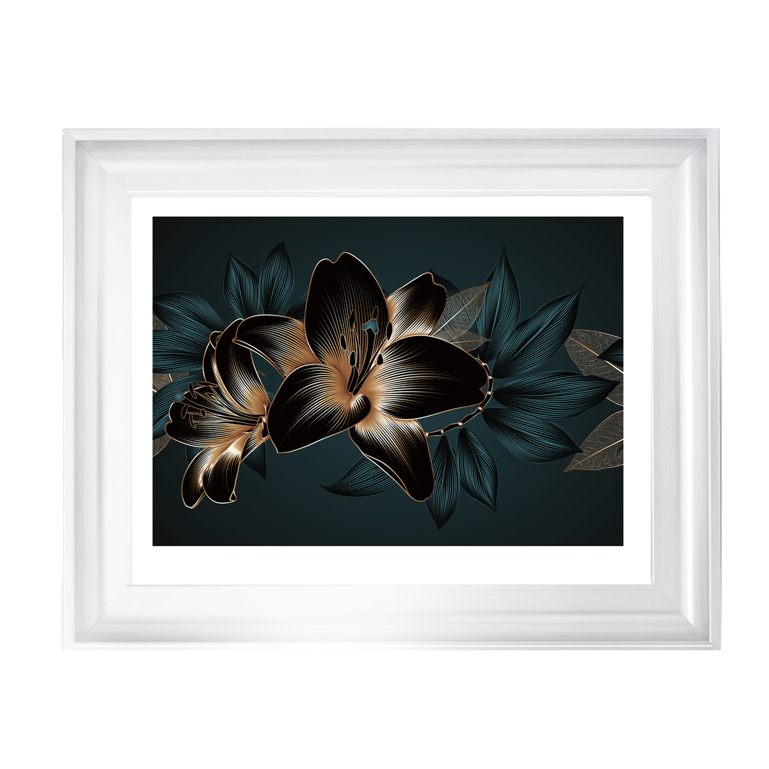 FL240 Black beauty flower II