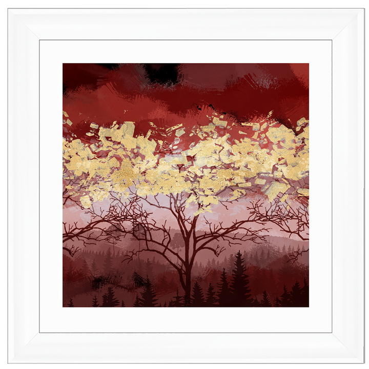 LS196 Lone Red Tree