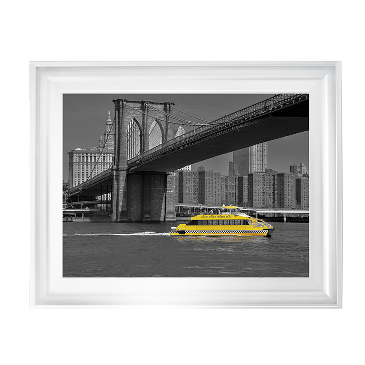 CY066 NY Water Taxi Under Brooklyn Bridge