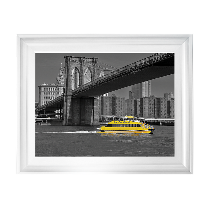CY066 NY Water Taxi Under Brooklyn Bridge