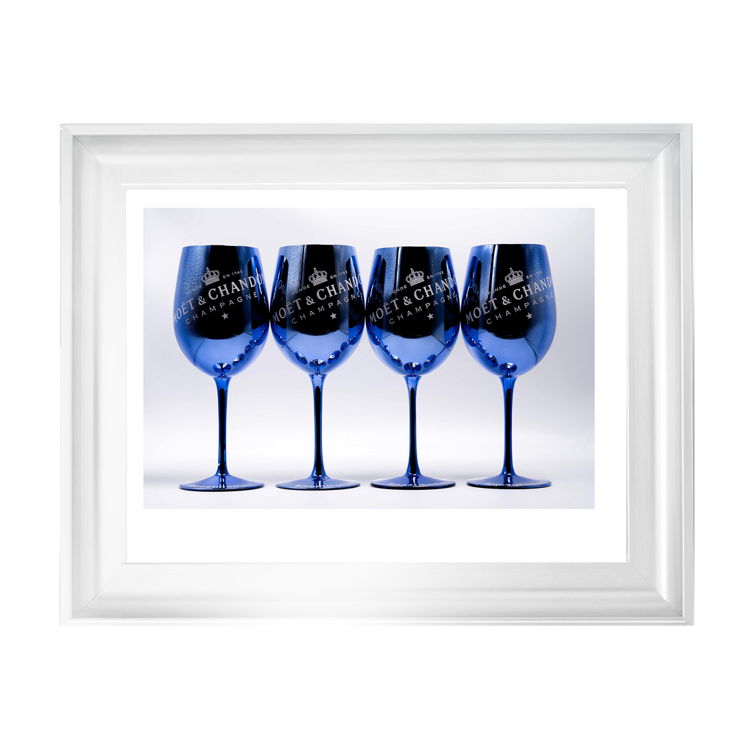 Moet Glasses - Blue
