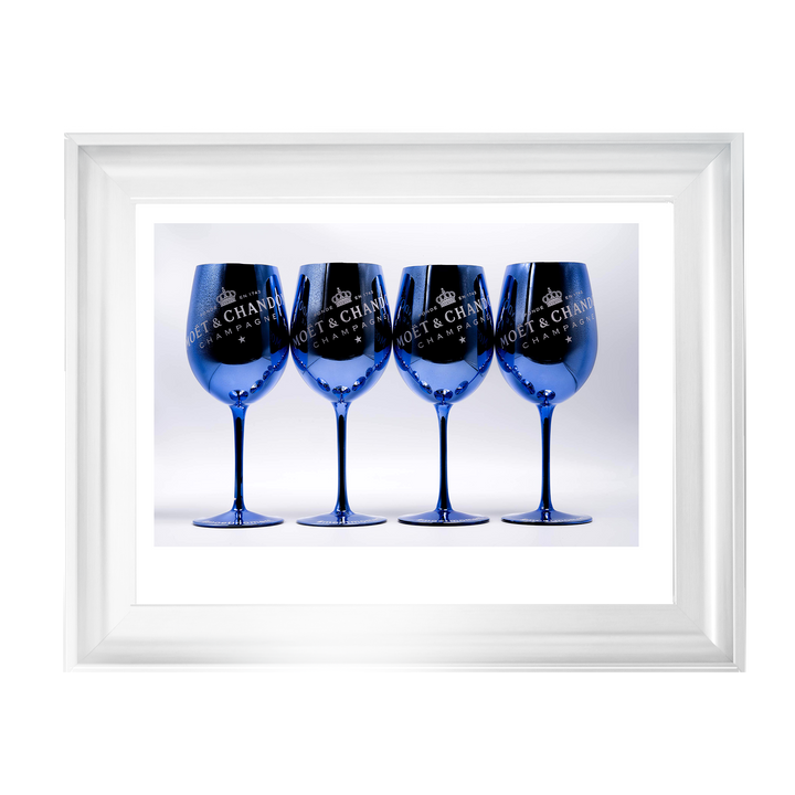 Moet Glasses - Blue