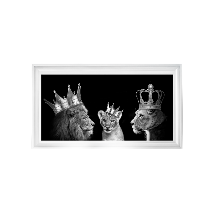 Lion trio family (Silver Crowns)