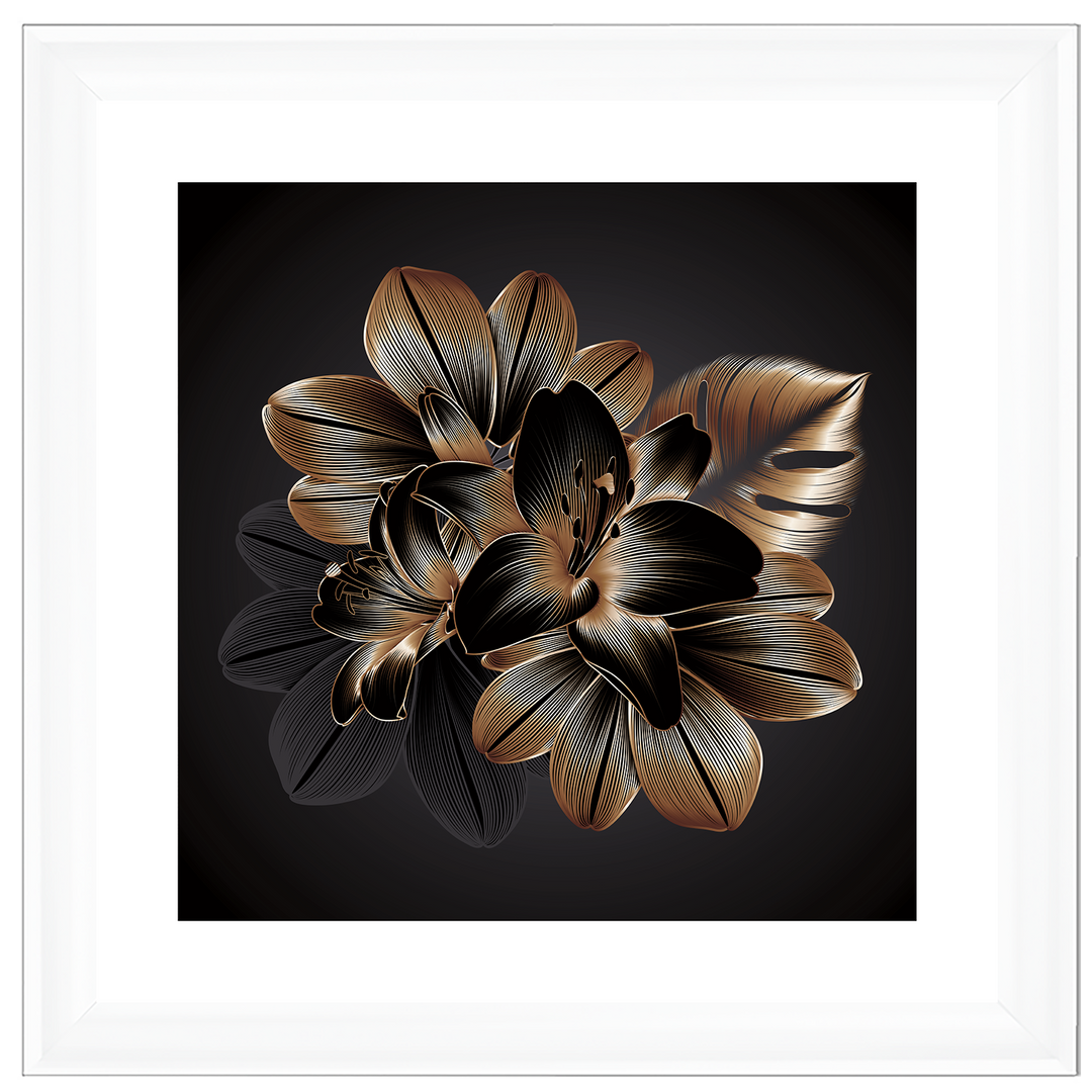 FL239 Black Beauty Flower I