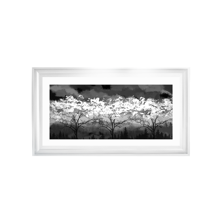 LS200 Black and white forest