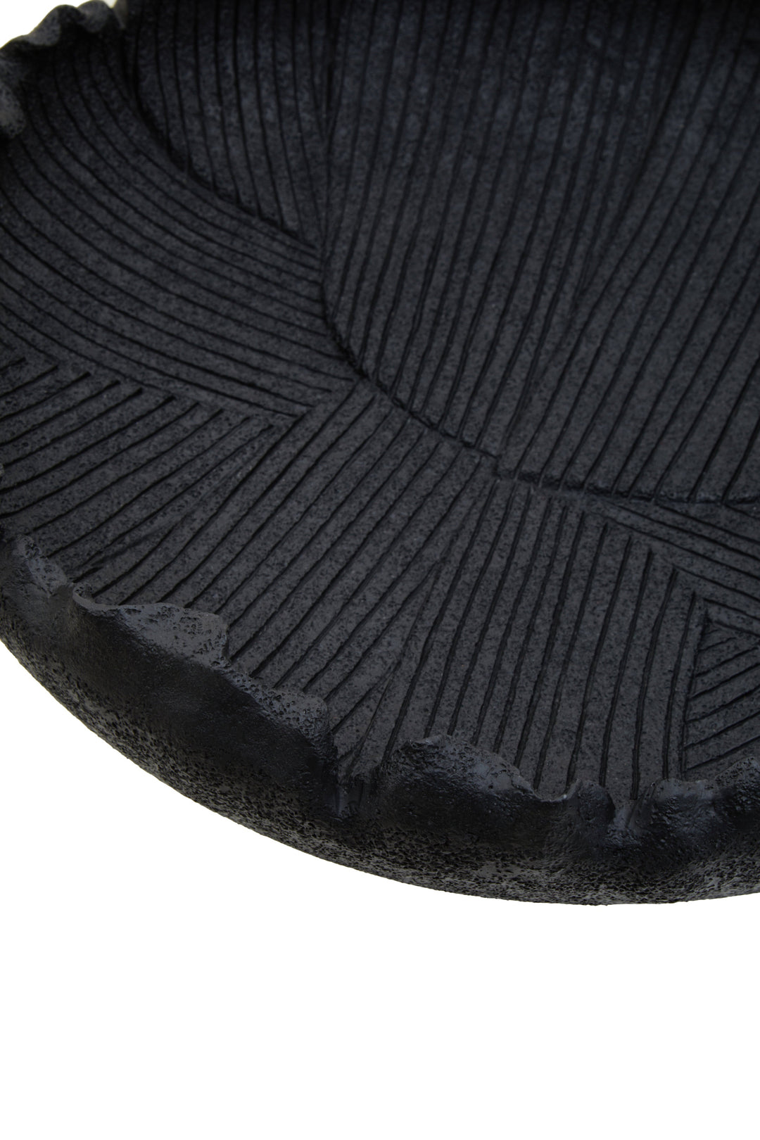 Broc Black Decorative Flat Display Bowl
