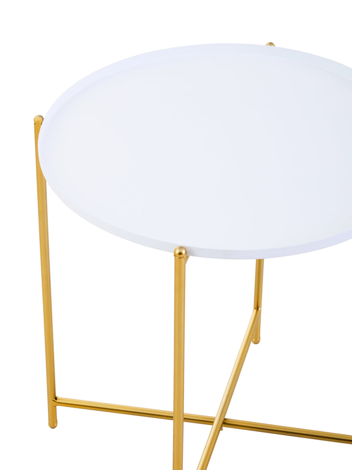 Trosa Side Table with White Top