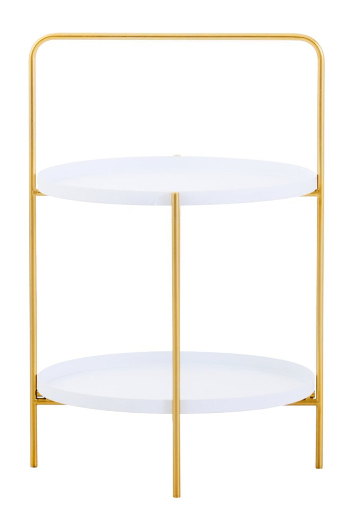 Wilmslow Grey Iron Side Table – Contemporary Metal Side Table