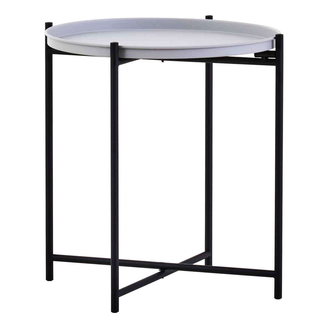 Trosa Round Side Table with Grey Top