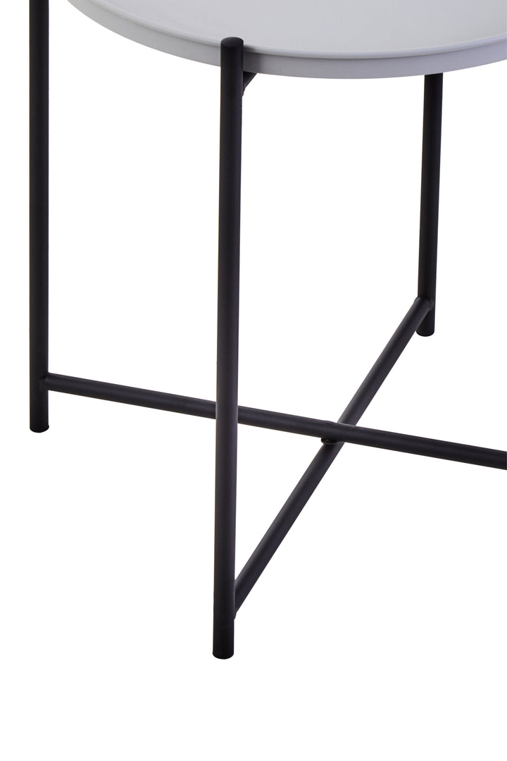 Trosa Round Side Table with Grey Top