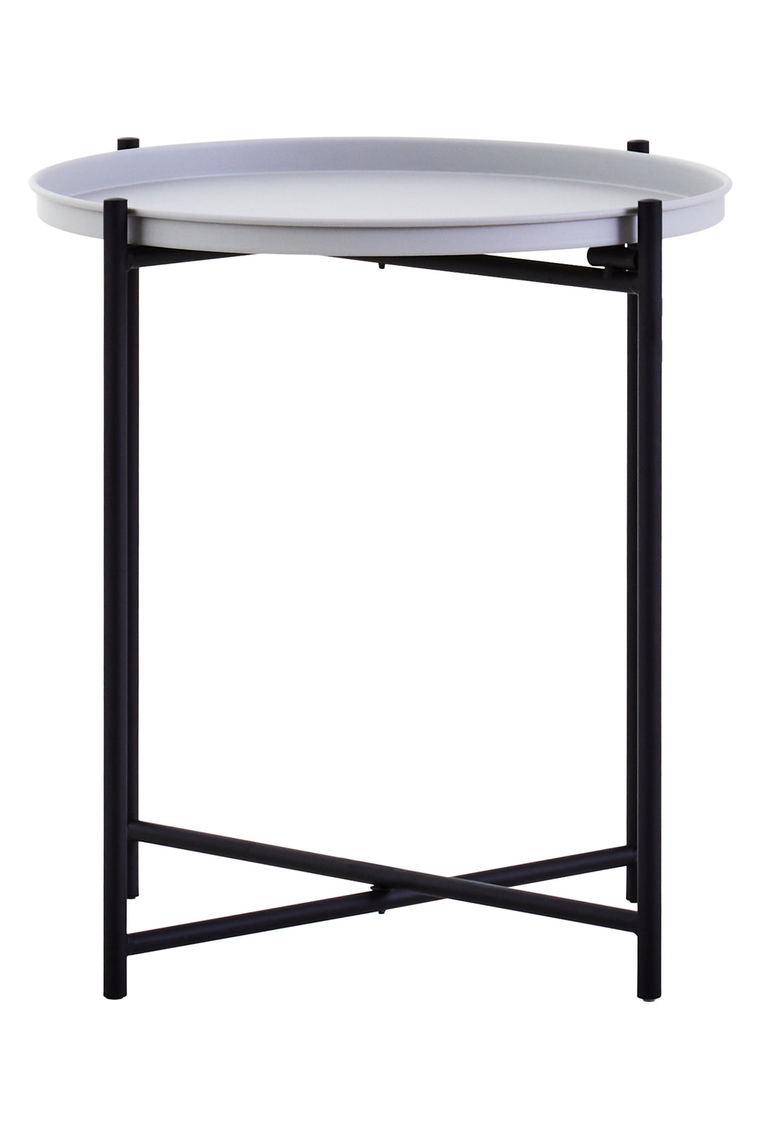 Trosa Round Side Table with Grey Top