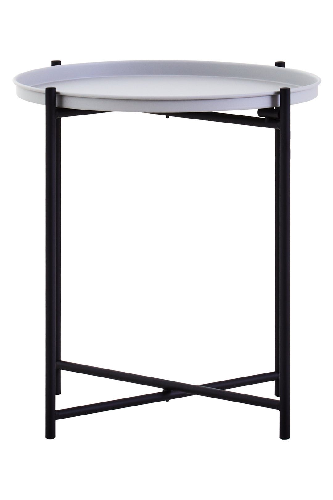 Trosa Round Side Table with Grey Top