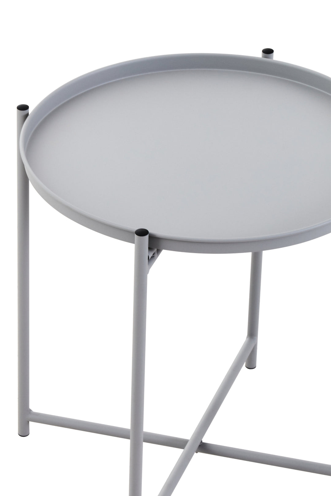 Trosa Side Table in Grey Iron Finish
