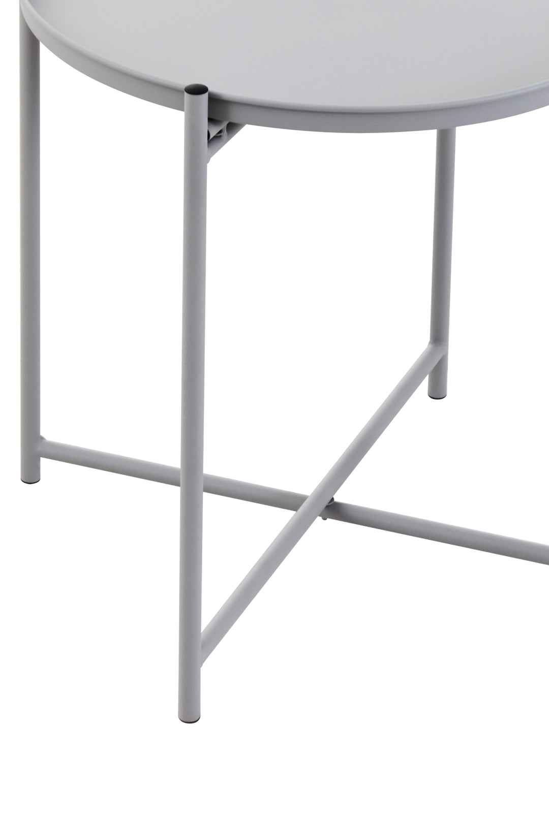 Trosa Side Table in Grey Iron Finish
