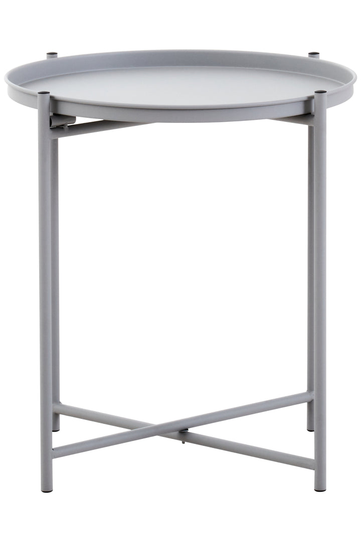 Trosa Side Table in Grey Iron Finish