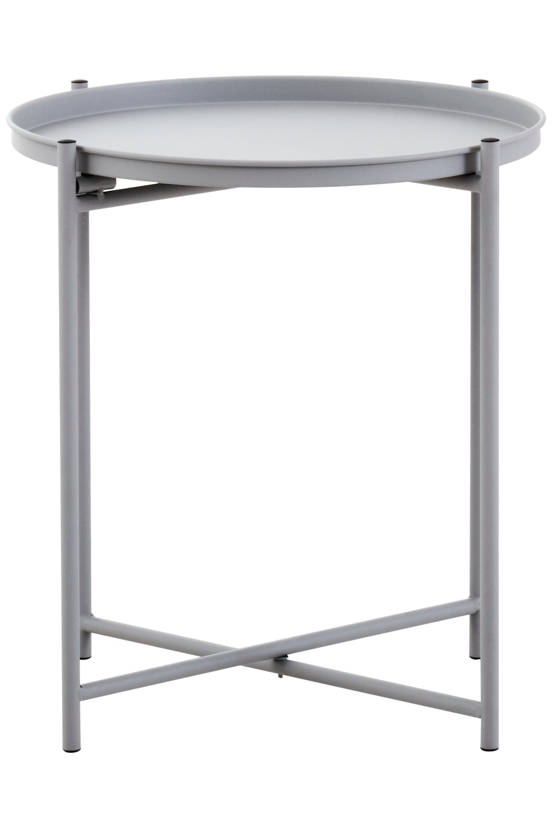 Trosa Side Table in Grey Iron Finish