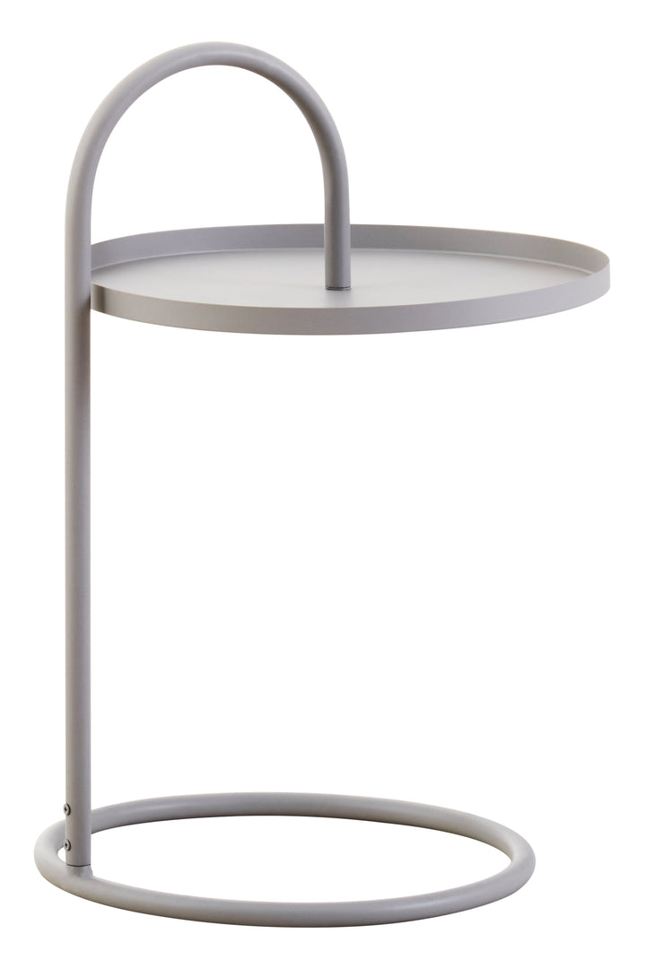 Trosa Hanging Top Side Table in Grey Finish