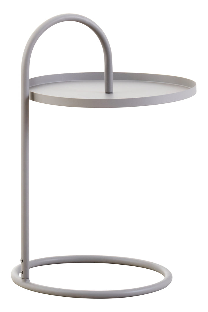 Trosa Hanging Top Side Table in Grey Finish