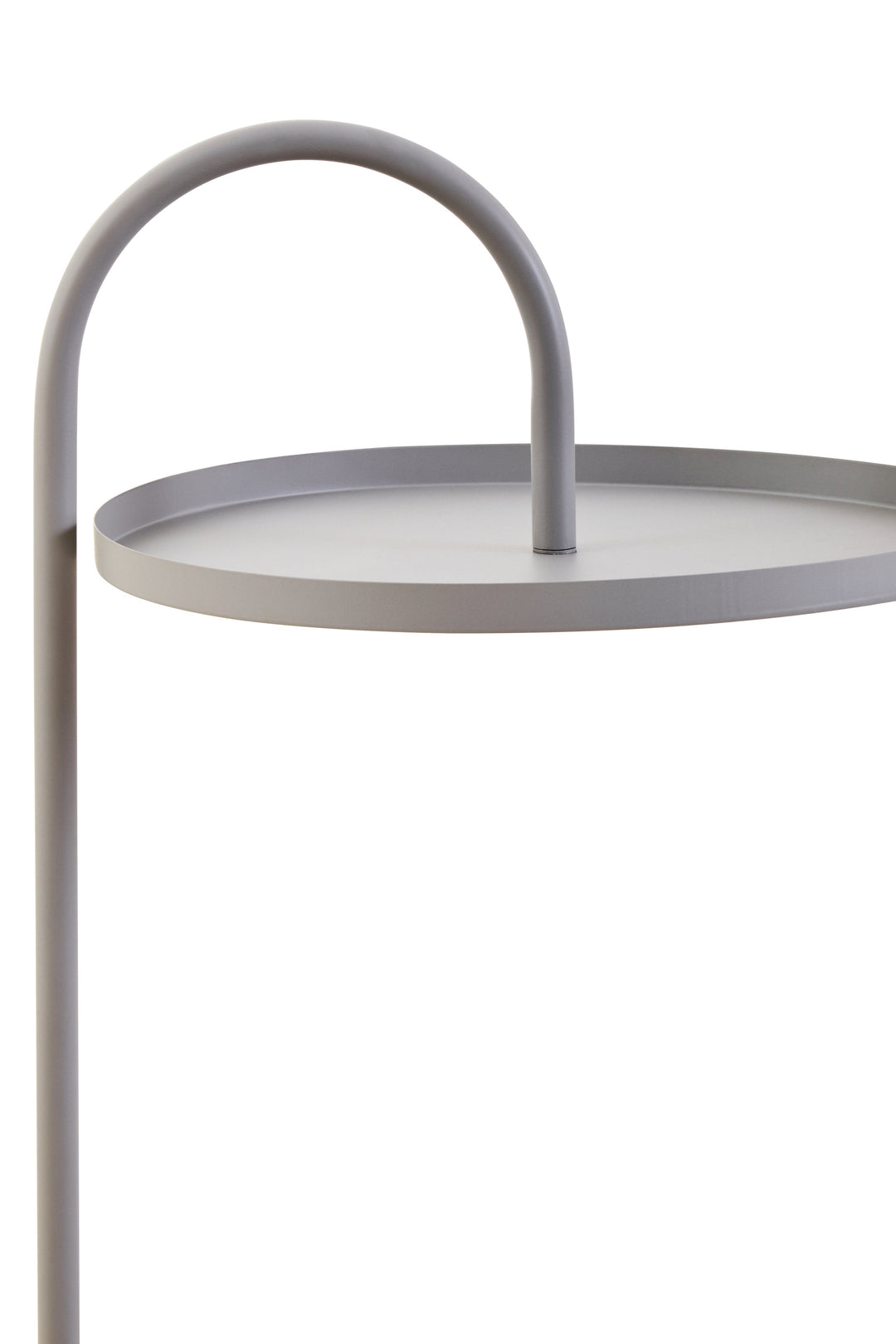 Trosa Hanging Top Side Table in Grey Finish