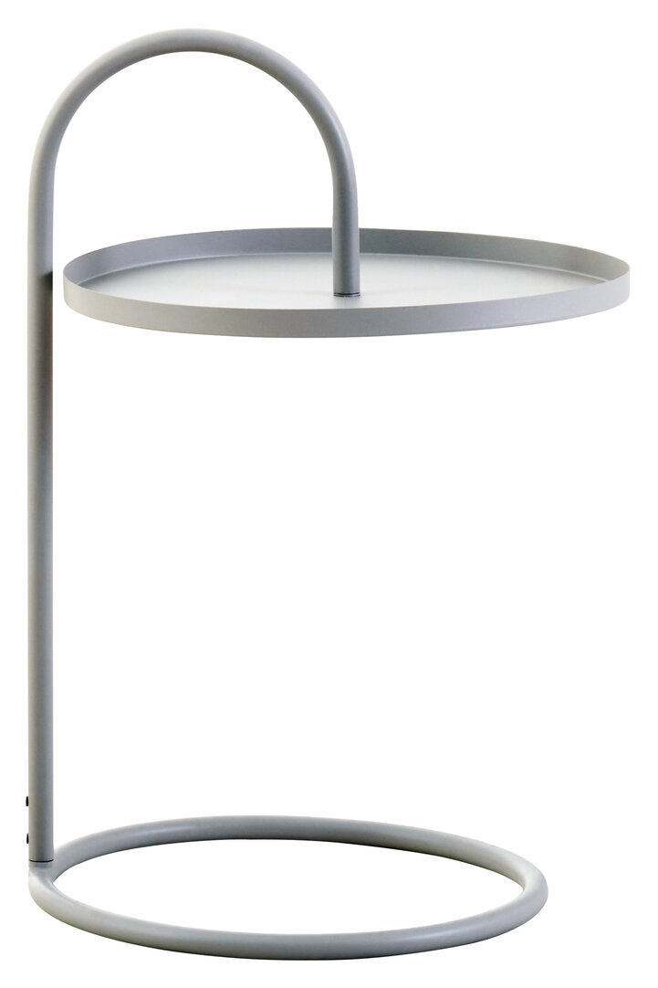 Wilmslow Side Table with Round White Top – Contemporary Side Table