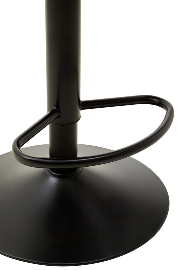 Lido High Back Bar Chair – White Leather Effect