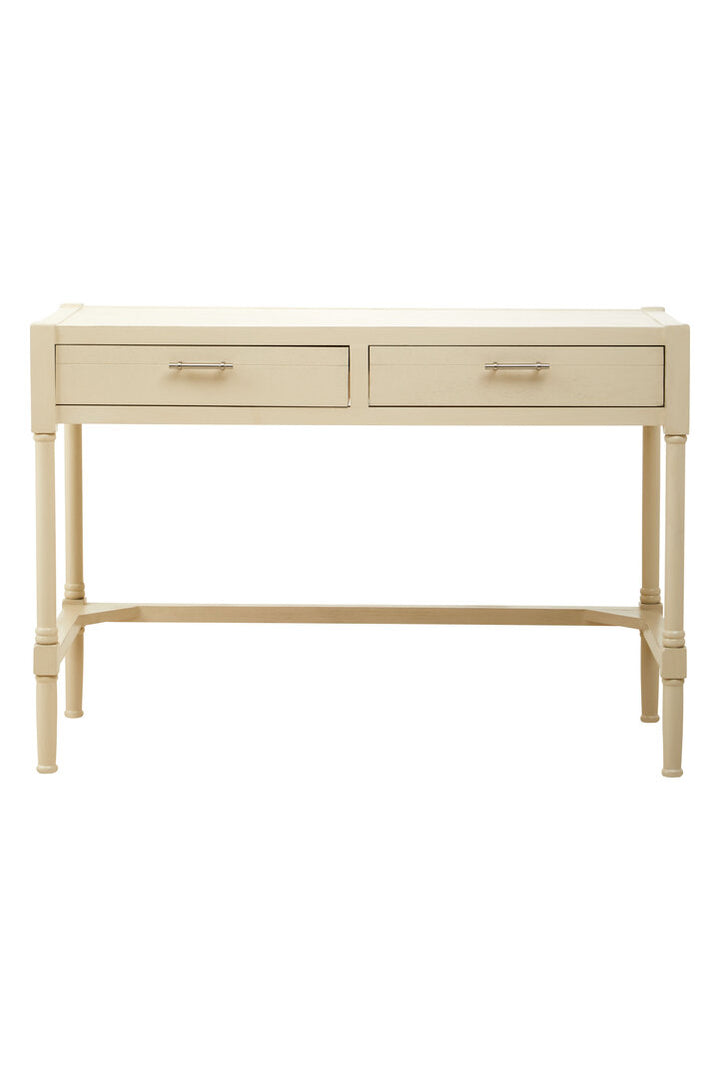 Ilmwood Antique Pearl 2-Drawer Desk