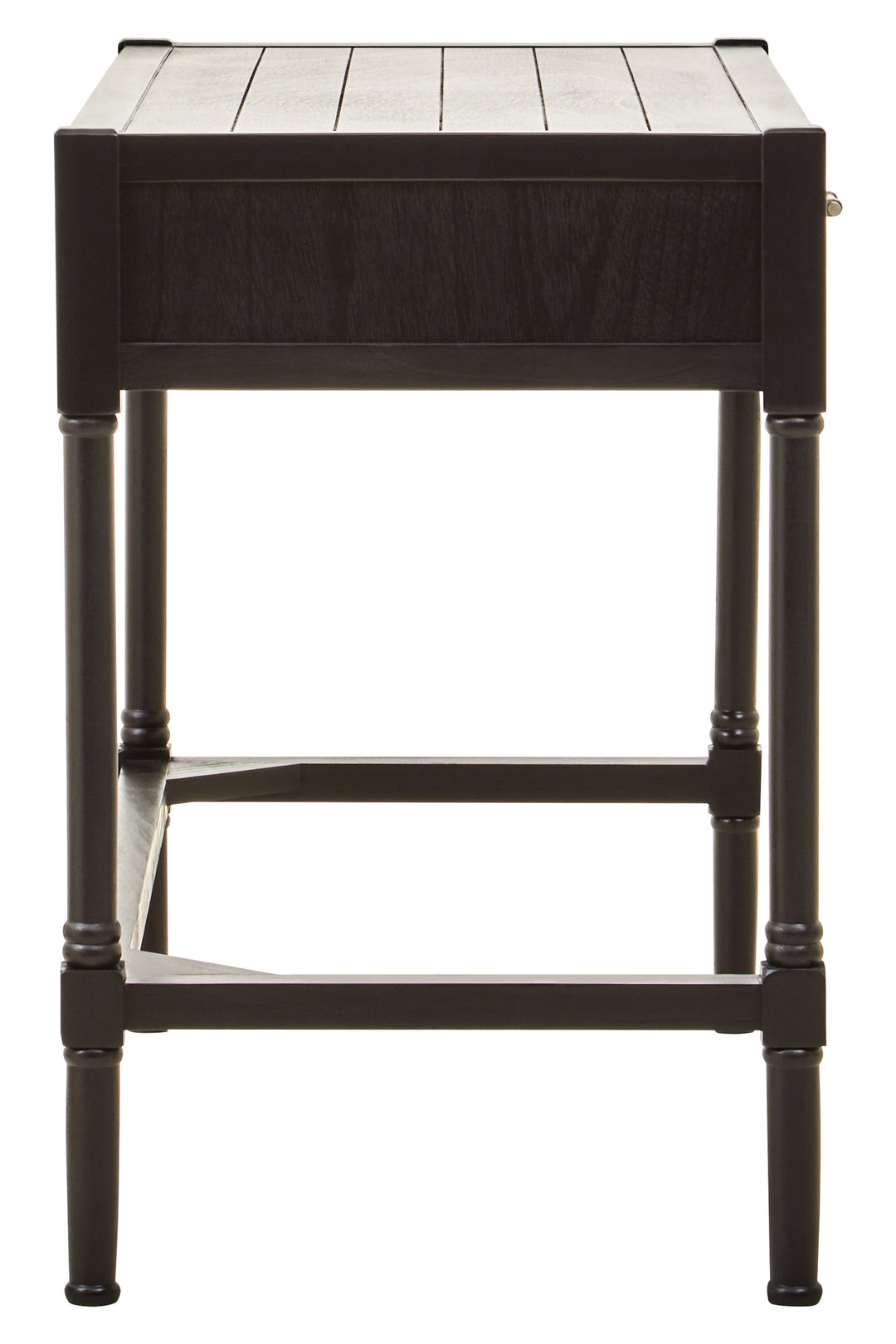 Heritage Black Finish 2-Drawer Desk
