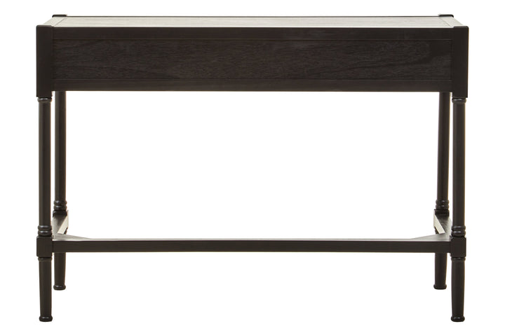 Heritage Black Finish 2-Drawer Desk