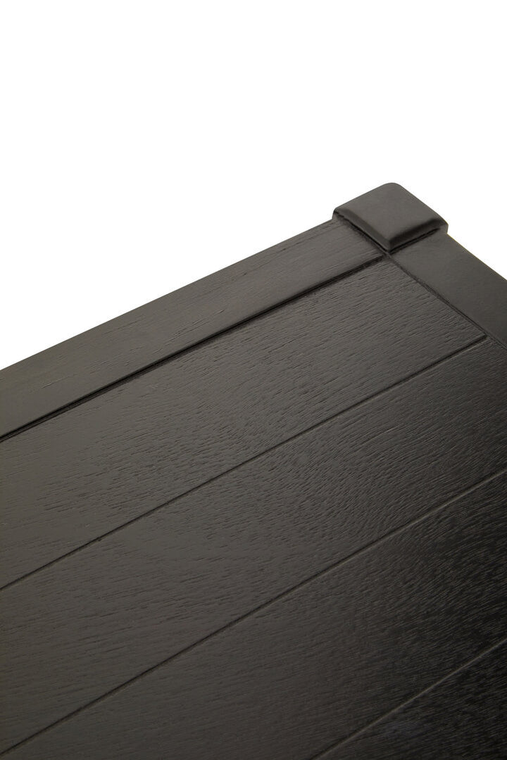 Elmwood Black Finish 2-Drawer Desk