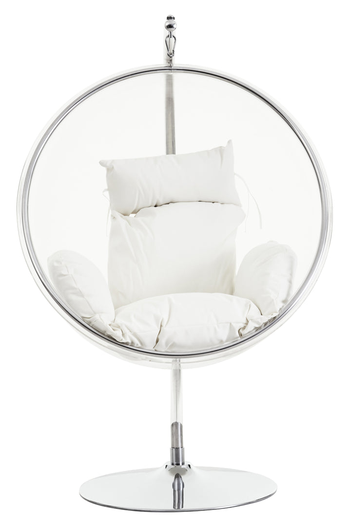 Goa Hanging Chair with Cream Cushions