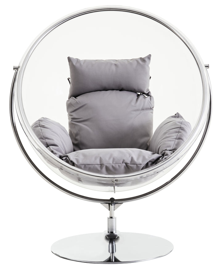Goa Hanging Chair with Grey Cushions