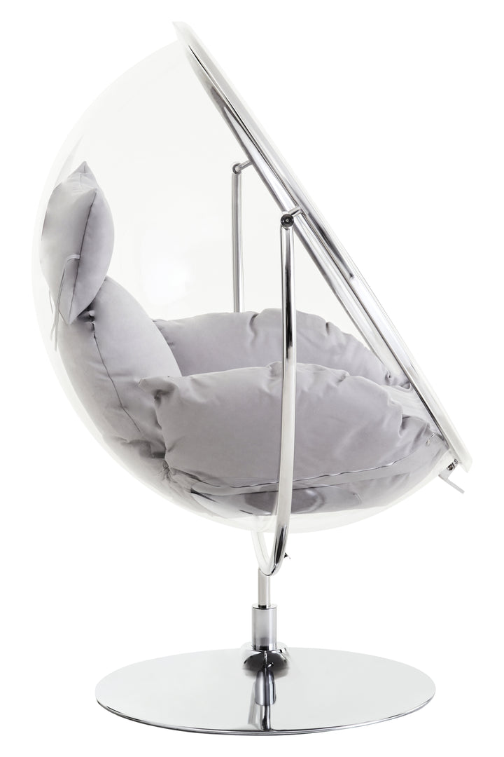 Goa Hanging Chair with Grey Cushions