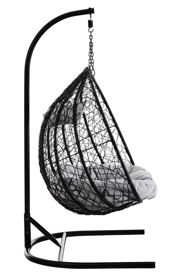 Reed Double Hanging Chair – Black