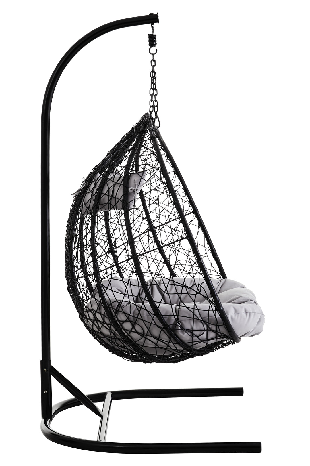 Goa Double Hanging Chair in Black Finish