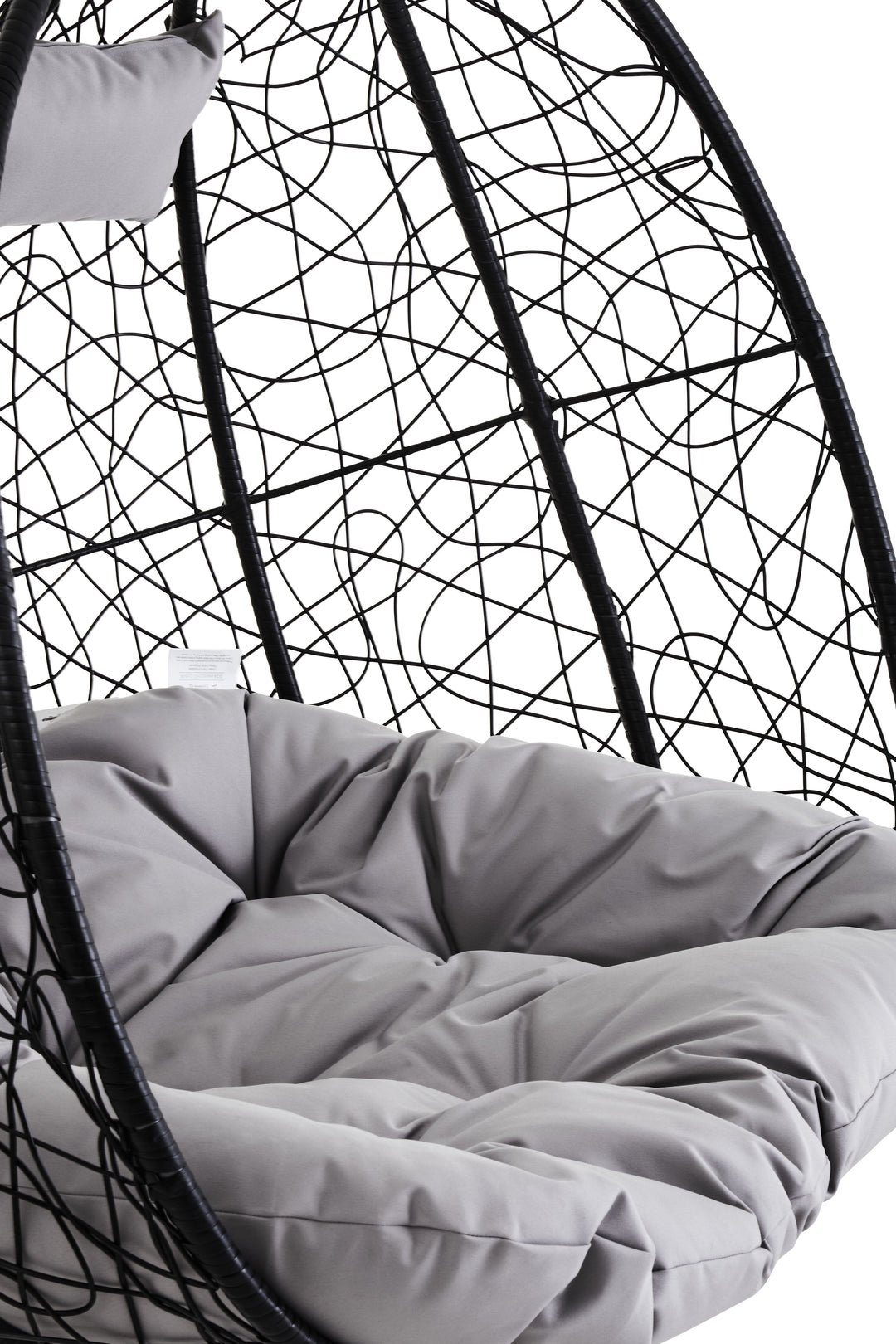 Goa Double Hanging Chair in Black Finish