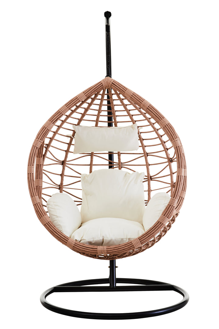 Goa Natural Rattan-Effect Hanging Chair