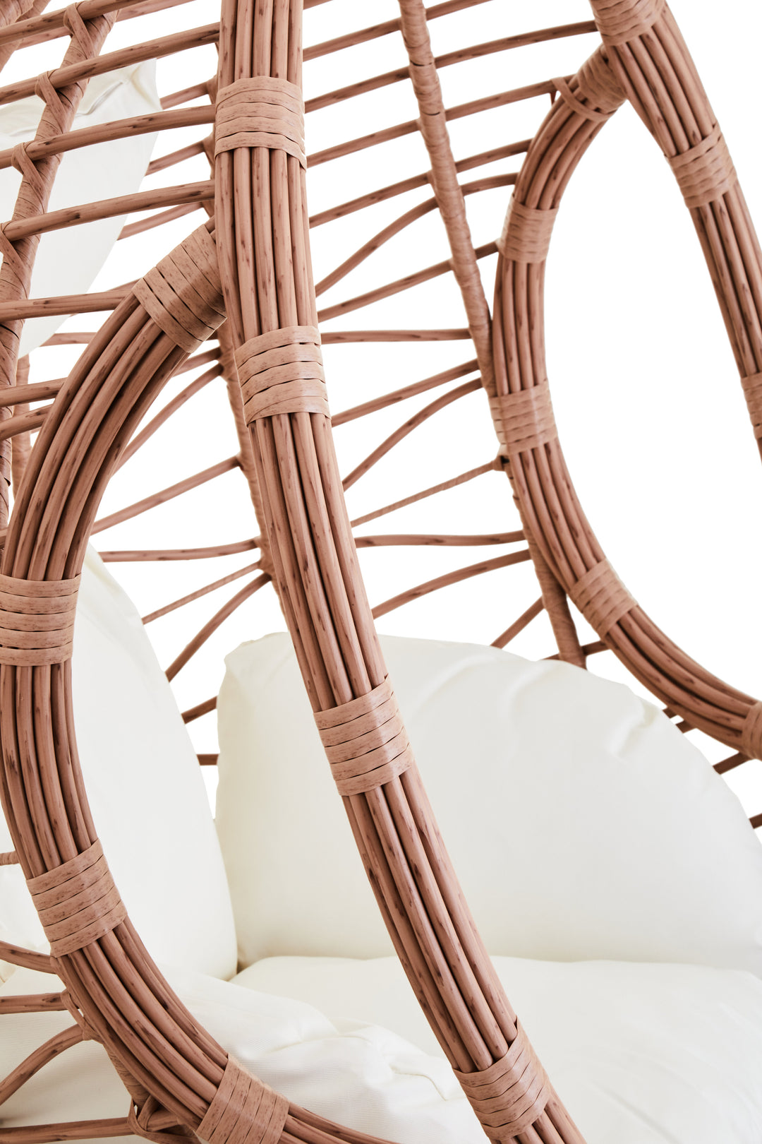 Goa Natural Rattan-Effect Hanging Chair