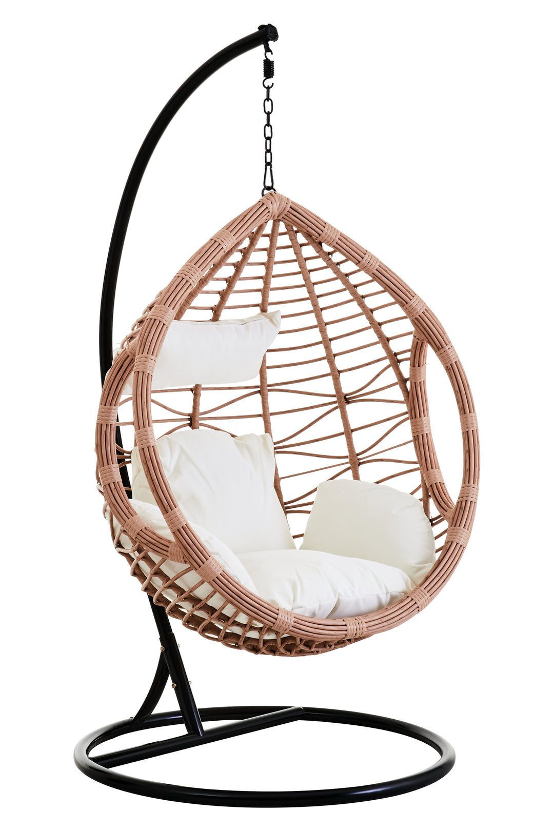 Goa Natural Rattan-Effect Hanging Chair
