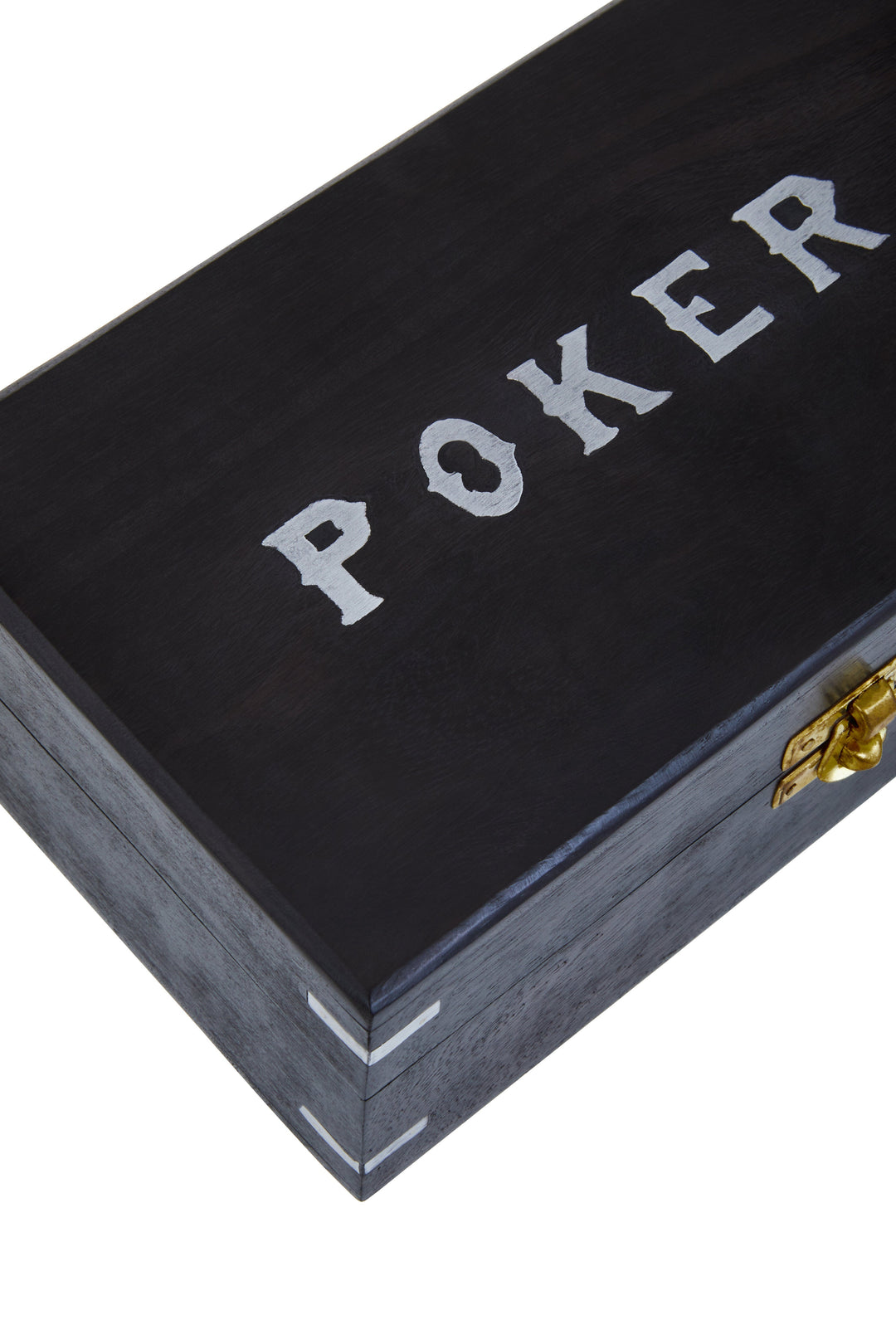 Churchill Black Sheesham Wood Poker Box Set