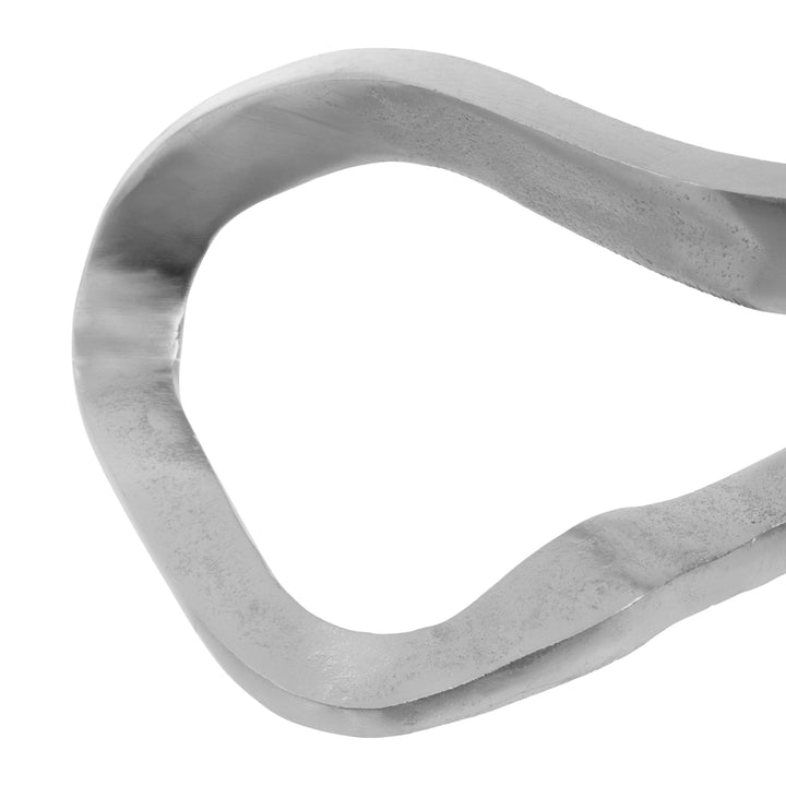 Prato Silver & Black Abstract Knot Ornament